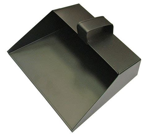 sheet metal dust pan template